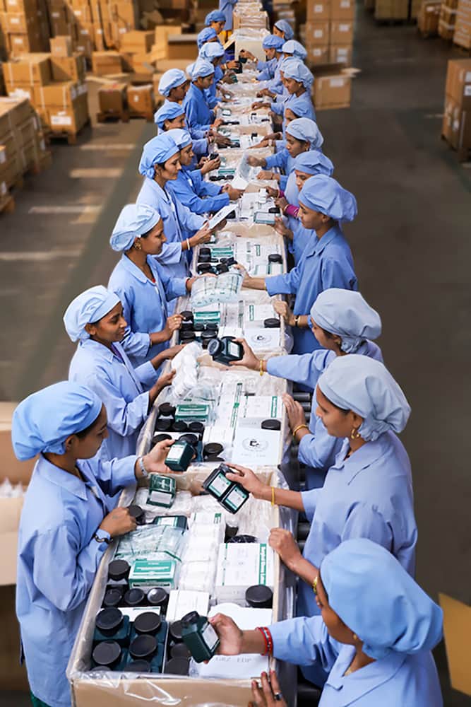 Medical kit packing in India.